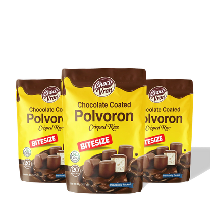 Chocovron Chocolate Coated Polvoron 20 pieces | Bitesize